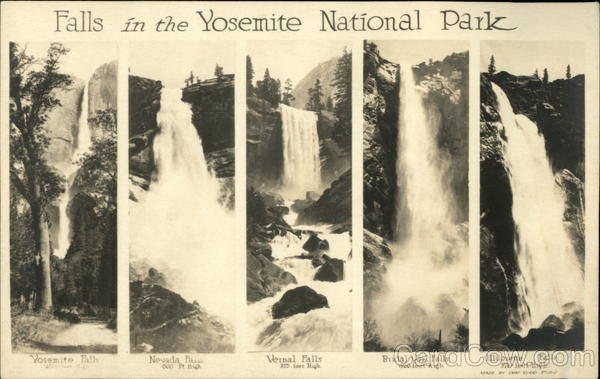 Views of Several Falls Yosemite National Park California