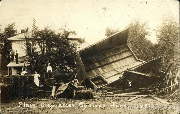 Plain City after Cyclone, June 16, 1912 Ohio