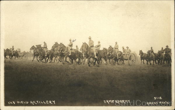 Field Artillery, Camp Kearny San Diego California