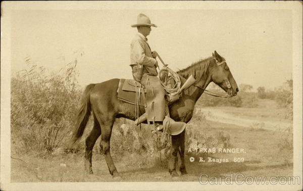 A Texas Ranger Brownsville Robert Runyon Cowboy Western