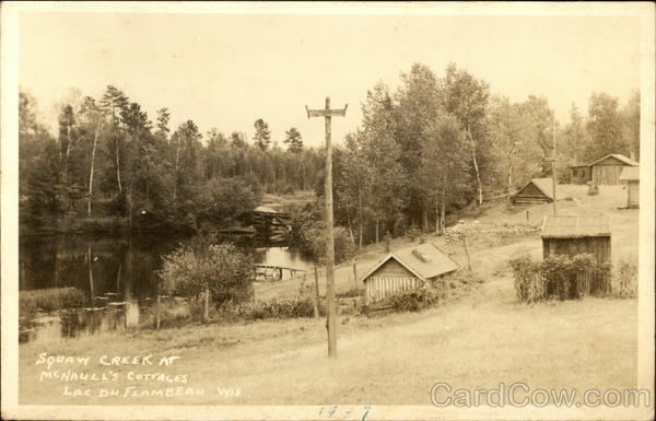 Squaw Creek at McNaull's Cottages Lac Du Flambeau Wisconsin