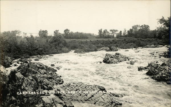 Carrabassett River North Anson Maine