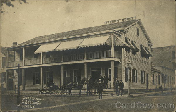 Osborn House Cor. Franklin & Second St Athens New York
