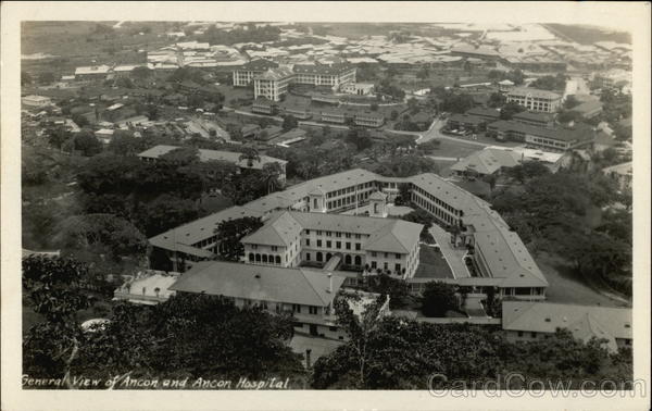 General View of Ancon and Ancon Hospital Panama