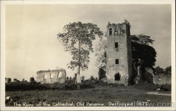 The Ruins of the Cathedral, Destroyed 1672 Panama
