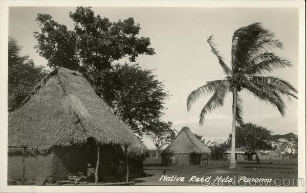 Native Reed Huts Panama