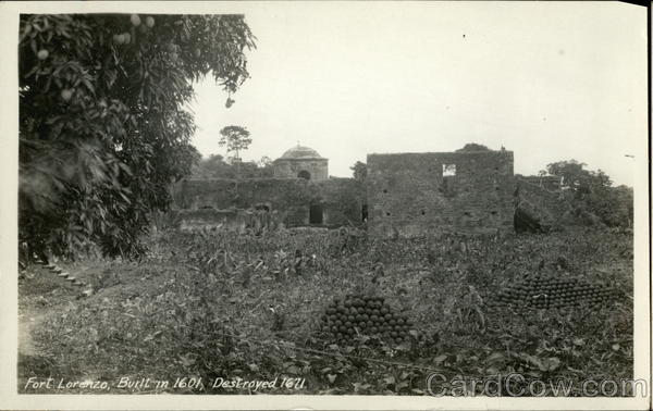 Fort Lorenzo, Built in 1601, Destroyed 1671 Panama