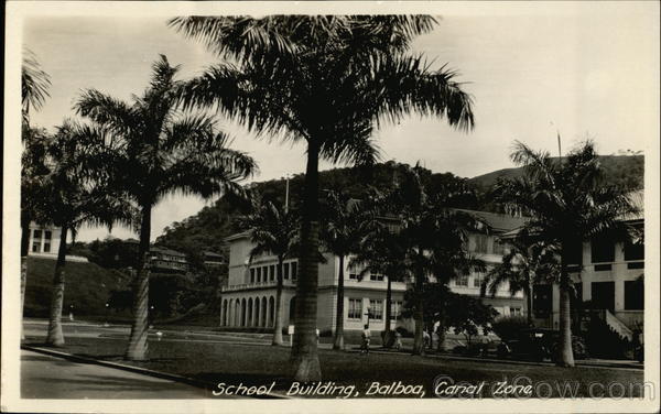School Building Canal Zone Panama