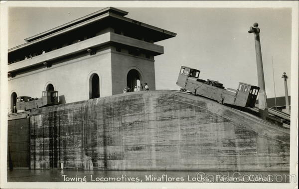 Towing Locomotives, Miraflores Locks, Panama Canal