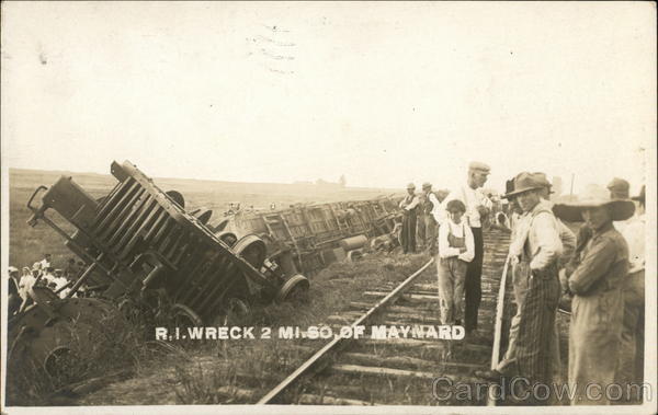 R.I. Wreck 2 Miles So. of Maynard Iowa Disasters