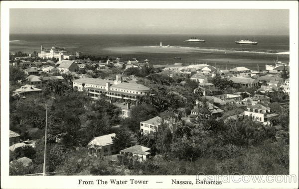 From the Water Tower Nassau Bahamas Caribbean Islands
