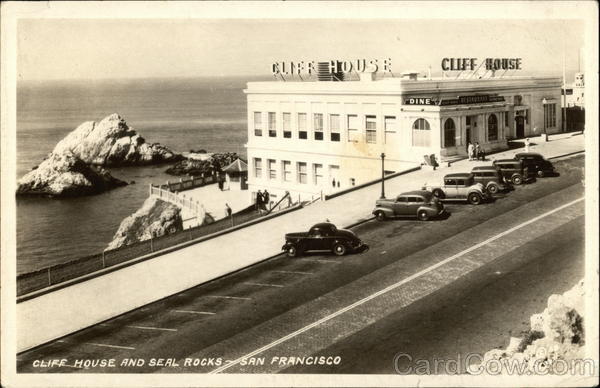 Cliff House and Seal Rocks San Francisco California