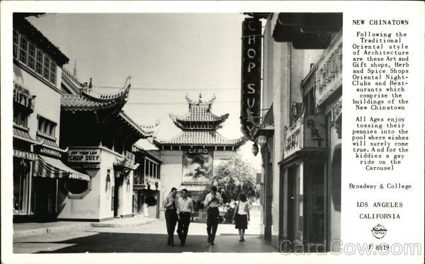 New Chinatown Los Angeles California