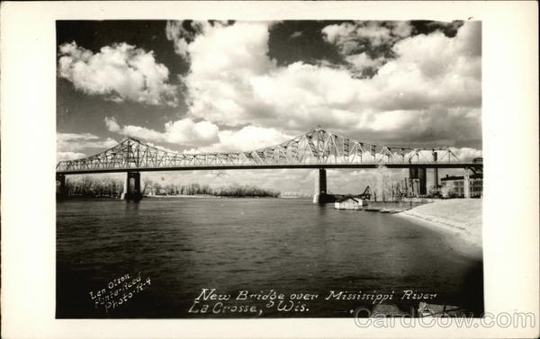New Bridge Over Mississippi River La Crosse Wisconsin