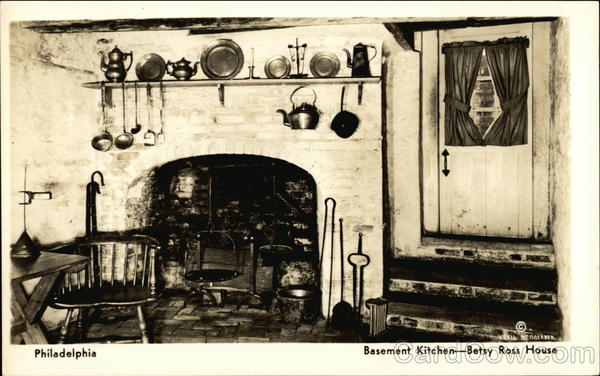 Basement Kitchen - Betsy Ross House Philadelphia Pennsylvania