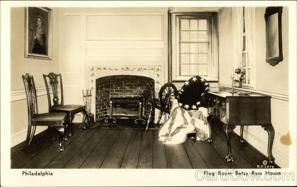 Flag Room Betsy Ross House Philadelphia Pennsylvania