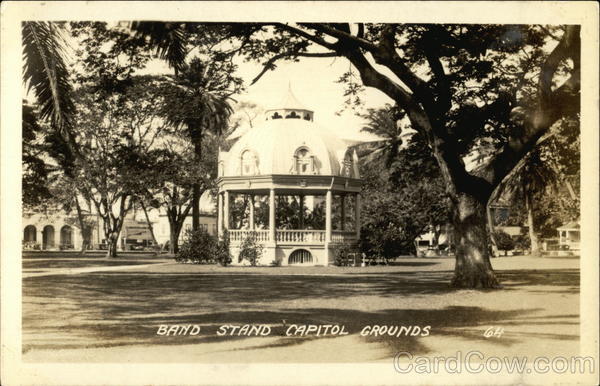  Iolani Bandstand, Capitol Grounds Honolulu Hawaii