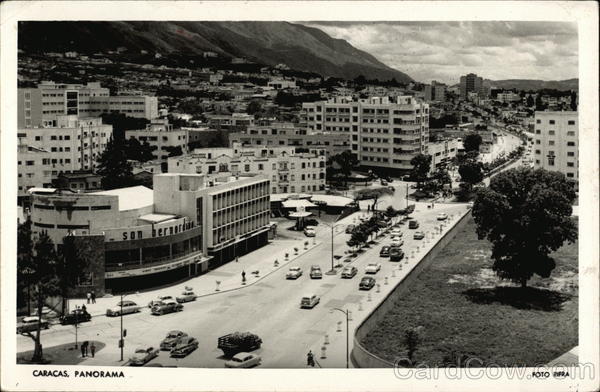Panorama of Caracas Venezuela South America