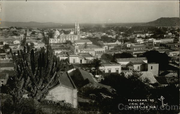 Panorama de View of Mazatlan Mexico