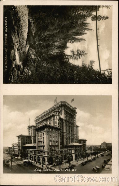 C.P.R. Hotel Vancouver BC Canada British Columbia