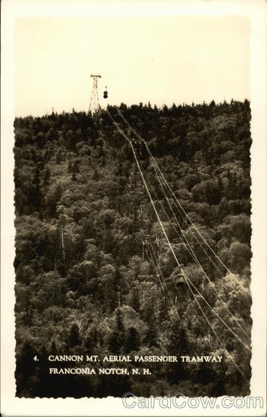 Cannon Mt. Aerial Passenger Tramway Franconia Notch New Hampshire