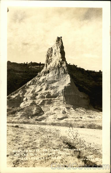 On the Old Oregon Trail Scotts Bluff National Monument Nebraska