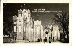 Ice Palace, St. Paul Winter Sports Carnival, 1941 Postcard