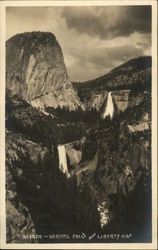 Varnal Falls and Liberty Cap Postcard