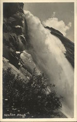 Nevada Falls Yosemite Valley, CA Postcard Postcard