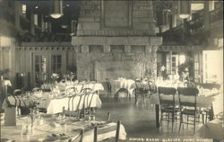 Dining Room, Glacier Point Hotel Postcard