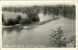 Willamette River Newberg, OR Postcard Postcard