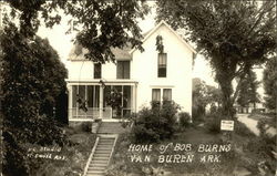 Home of Bob Burns Van Buren, AR Postcard Postcard