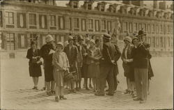 Tourists at Palace of Versailles Postcard