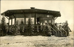 House On Top Ajax Mountain Carmen, ID Postcard Postcard