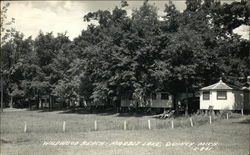 Wildwood Beach, Marble Lake Postcard