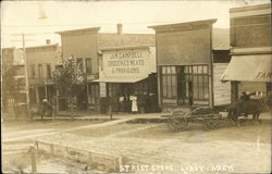 Frontier Street Scene -  Leroy, MI Postcard Postcard