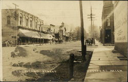 Courtland Street Rockford, MI Postcard Postcard