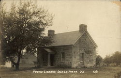 Public Library Isle La Motte, VT Postcard Postcard