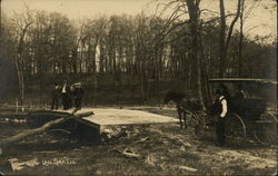 Bridge Over Lake Eara Postcard