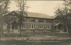 Administration Bldg., Sheldon School Area Mundelein, IL Postcard Postcard