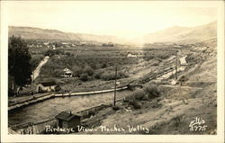 Birdseye View Naches Valley Washington Postcard Postcard