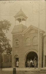 Fire House Athens, NY Postcard Postcard