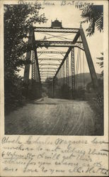 Iron Bridge of Breakabeen Postcard