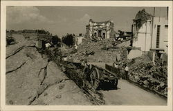 Ruins After Disaster Disasters Postcard Postcard