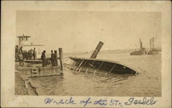 Wreck of the Str. Isabel Postcard