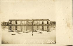 Ice House, 1906 Athens, NY Postcard 