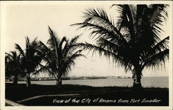 View of the City of Panama from Fort Amador Postcard
