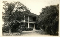 Governor's Residence, Balboa Heights, C.Z Postcard