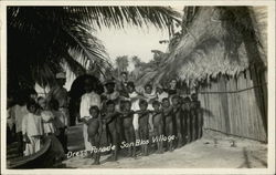 Dress Parade Postcard