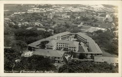General View of Ancon and Ancon Hospital Postcard